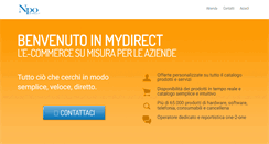 Desktop Screenshot of ecommerce.npodirect.it
